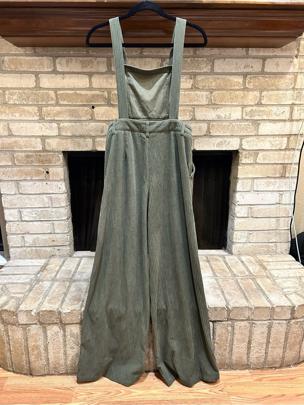 Cider Olive Green Corduroy Overalls EUC - Picture 3 of 3